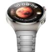 Huawei Watch 4 Titanium Alloy Band Silver Curved I-shaped HW Buckle - 2