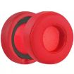 2pcs Red Protein Leather Earpads for Beats Studio Pro - 1