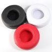 2pcs Red Protein Leather Earpads for Beats Studio Pro - 4