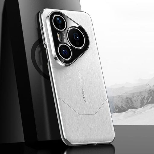 Huawei Pura 80 Pro Ultra 5G Premium Electroplated Phone Case White - 1