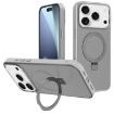 iPhone 17 Pro Max Grey Metal Lens Frame MagSafe Holder Case - 1