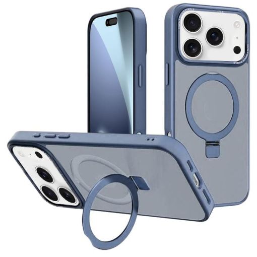 iPhone 17 Pro Frosted PC Case with MagSafe & Metal Lens Frame - 1