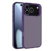 iPhone 17 Pro Max Kalebol Dark Purple Frosted PC Hybrid Case - 1