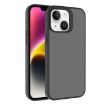 iPhone 14 Kalebol Black Frosted PC Hybrid TPU Phone Case - 1