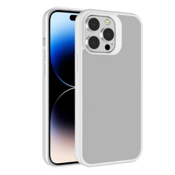 iPhone 14 Pro Kalebol Frosted Hybrid TPU Case - White - 1