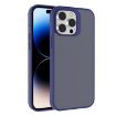 iPhone 14 Pro Kalebol Frosted PC Hybrid TPU Case (Blue) - 1