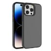 iPhone 14 Pro Max Kalebol Frosted PC TPU Case Black - 1