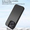 iPhone 14 Pro Max Kalebol Frosted PC TPU Case Black - 5