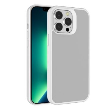 iPhone 13 Pro Kalebol Frosted PC Hybrid TPU Case - White - 1