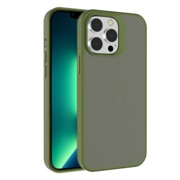 Kalebol Deep Green Frosted Hybrid Phone Case for iPhone 13 Pro - 1