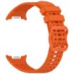 Samsung Galaxy Watch 8/8 Classic xDfind Orange Silicone Band - 3