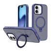 iPhone 17 Kalebol Royal Blue Frosted MagSafe Holder Case - 1