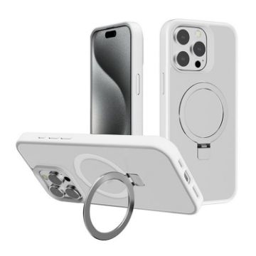 iPhone 15 Pro Max Kalebol White Frosted MagSafe PC Case - 1