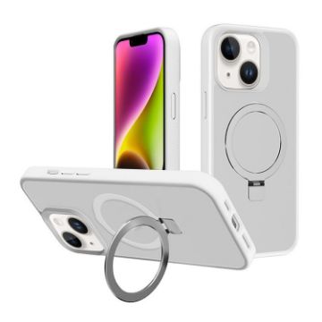 iPhone 14 Kalebol Frosted MagSafe PC Case (White) - 1