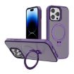 iPhone 14 Pro Max Kalebol MagSafe Frosted Case - Dark Purple - 1