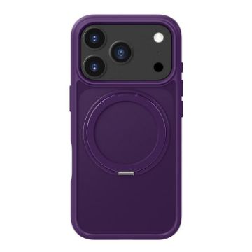 iPhone 17 Pro Kalebol Frosted MagSafe Acrylic TPU Case (Purple) - 1