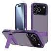iPhone 17 Pro Kalebol Frosted Dark Purple Hybrid Phone Case - 1
