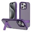 iPhone 15 Pro Max Kalebol Frosted Dark Purple Hybrid Case - 1