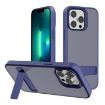 iPhone 13 Pro Max Royal Blue Frosted PC Hybrid TPU Case Holder - 1