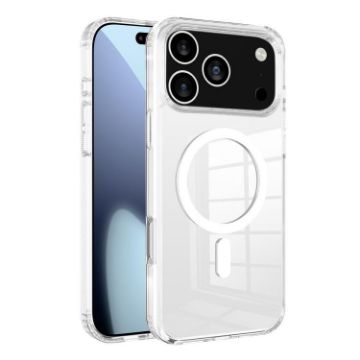 iPhone 17 Pro Kalebol Clear Space MagSafe TPU Case (Transparent) - 1