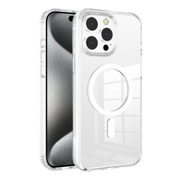 iPhone 15 Pro Clear MagSafe Case - Kalebol TPU (Transparent) - 1