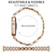 Rose Gold Twist Diamond Metal Band for Huawei Watch Fit 4/4 Pro/3 - 2