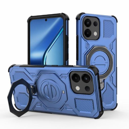 OPPO K13 5G J-20 Blue MagSafe Magnetic TPU+PC Phone Case - 1