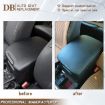 Toyota Prado 2010-2019 Armrest Leather Cover (Black Red) - 3