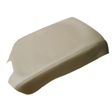 Beige Leather Armrest Cover for Ford F150 2015-2020 - 1