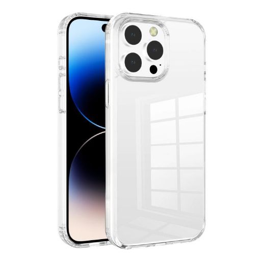 iPhone 14 Pro Kalebol Clear Space TPU Case (Transparent) - 1
