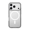 iPhone 17 Pro Clear MagSafe Shockproof Case, Hybrid TPU PC, Grey - 1