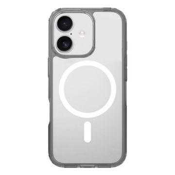 iPhone 17 Grey Kalebol Shockproof MagSafe Clear Hybrid Case - 1
