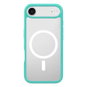 iPhone 17 Air Kalebol Clear MagSafe Green Shockproof Case - 1