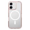 iPhone 16 Kalebol MagSafe Clear Shockproof Case (Pink) - 1