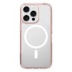 iPhone 15 Pro Kalebol MagSafe Clear Pink Shockproof Case - 1