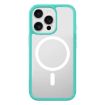 iPhone 14 Pro Max Clear MagSafe Green Shockproof Phone Case - 1