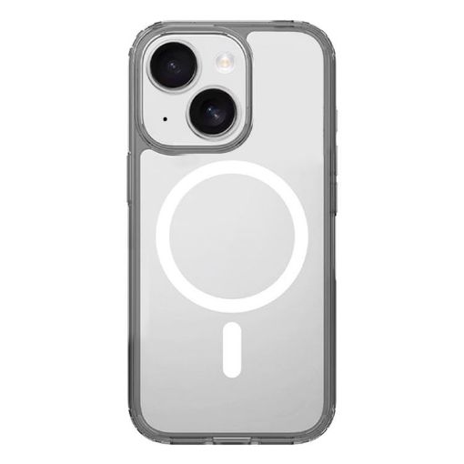 iPhone 13 Clear MagSafe Shockproof Case by Kalebol (Grey) - 1