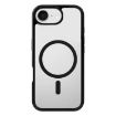 iPhone 16e Kalebol Clear MagSafe Shockproof Case (Black) - 1