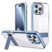 iPhone 17 Pro Max Kalebol Clear Acrylic TPU Case (Blue) - 1