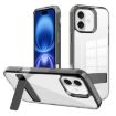 iPhone 16 Clear Acrylic TPU Case by Kalebol (Black Holder) - 1