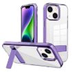 iPhone 14 Kalebol Purple Clear Acrylic TPU Phone Case Holder - 1