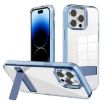 iPhone 14 Pro Kalebol Holder Clear Acrylic TPU Case (Blue) - 1