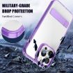 iPhone 13 Pro Max Blue Kalebol Clear Acrylic TPU Case - 4