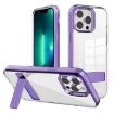 iPhone 13 Pro Max Clear Acrylic TPU Case (Purple) - Kalebol Holder - 1