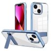 iPhone 13 Kalebol Clear Acrylic TPU Case Holder (Blue) - 1