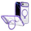 iPhone 17 Air MagSafe Holder Clear TPU Case (Purple) - 1