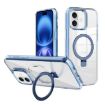 iPhone 16 Plus Kalebol MagSafe Clear TPU Case (Blue) - 1