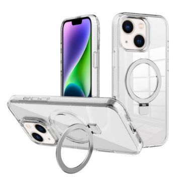iPhone 14 Kalebol MagSafe Clear TPU Case (Transparent Holder) - 1