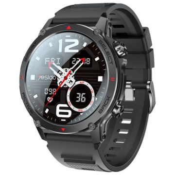 Yesido IO31 1.43" AMOLED Smart Watch w/ BT Call & Heart Rate (Black) - 1