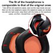 Snap-on Replacement Earpads for ASUS ROG Strix 7.1 (Black Grey) - 5